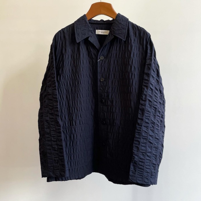 Le 17 Septembre Homme / 917 Ripple Relaxed Jacket Navy