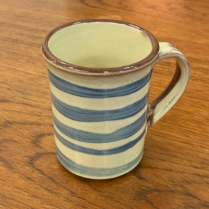 Tender &amp; Co. Coffee Mug Blue Stripes