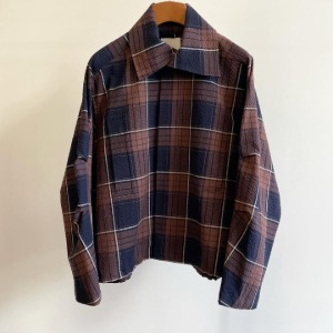 Le 17 Septembre Homme / 917 Merida Field Jacket Brown Check