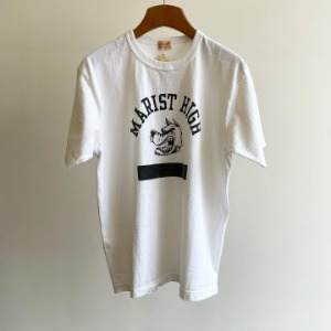 Whitesville Printed Tubular T-shirt “Marist High” Off White