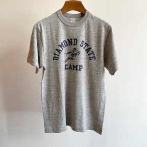 Warehouse Printed T-shirt “Diamond State” Grey