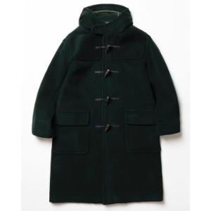 London Tradition “Joshua Ellis” Milford Over-sized Duffle Coat Tartan Green