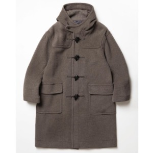 London Tradition “Joshua Ellis” Milford Over-sized Duffle Coat Brown Grey