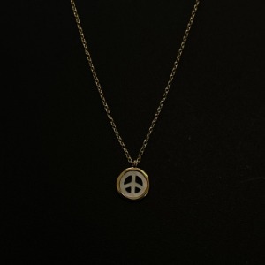 Porter Classic Peace Shell Gold Necklace 18k